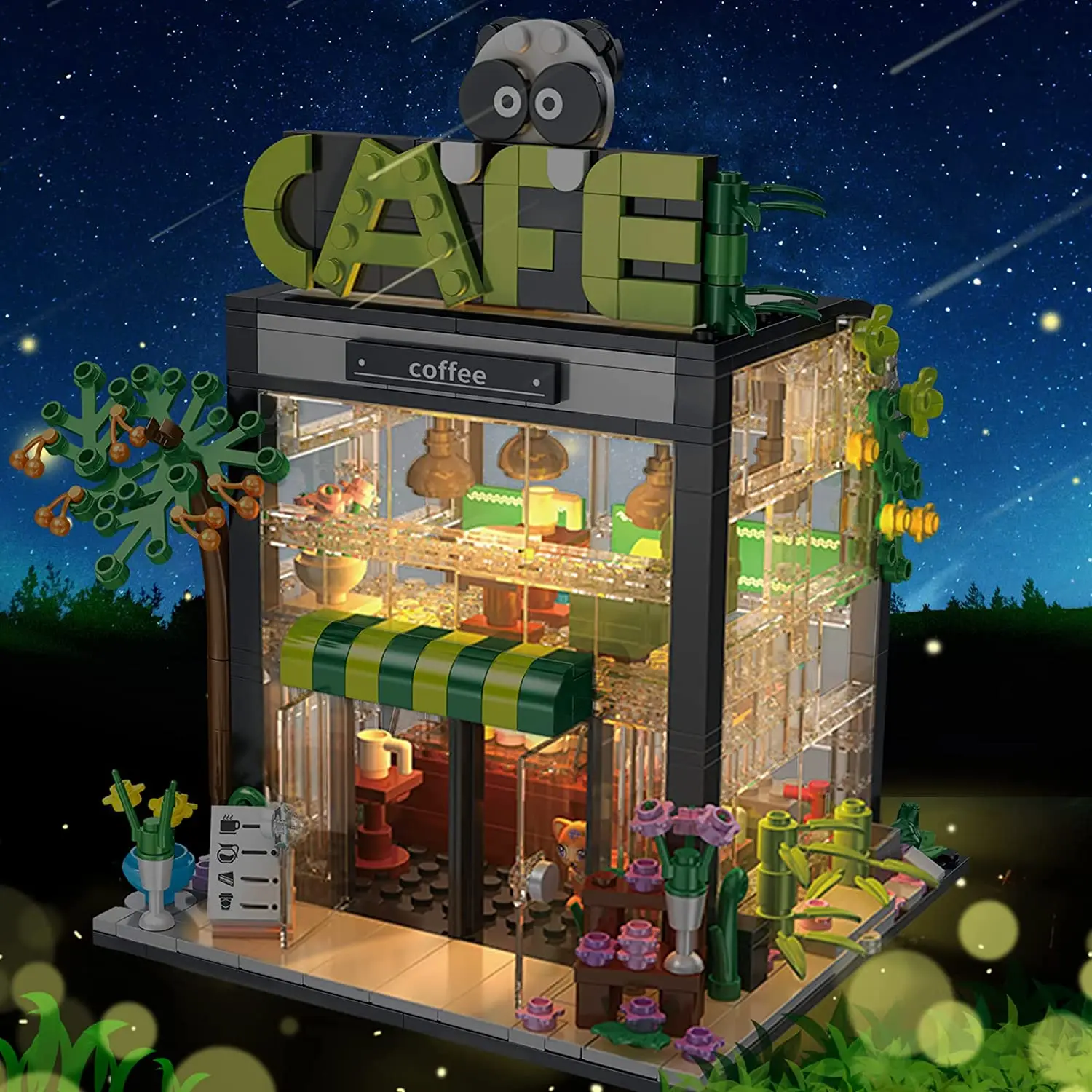 Kids Toys In Store - Building Blocks Creative Flower Bouquet Store