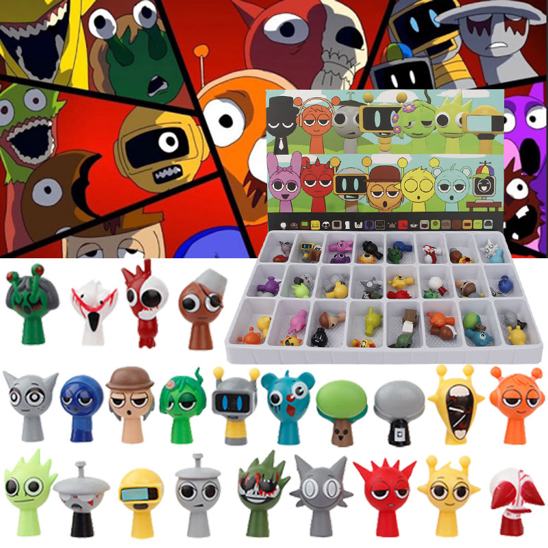 Kids Toys Xmas 2025 - 2025 Christmas Advent Calendar Mini Figures