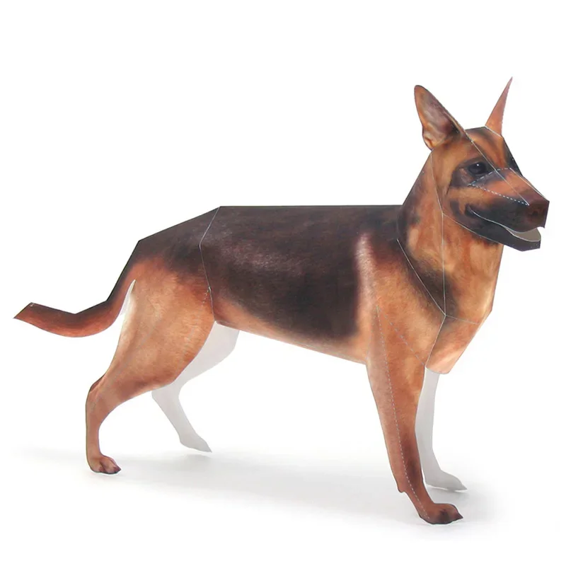 Kids Toys Dog - German Shepherd Dog Origami Art Pet