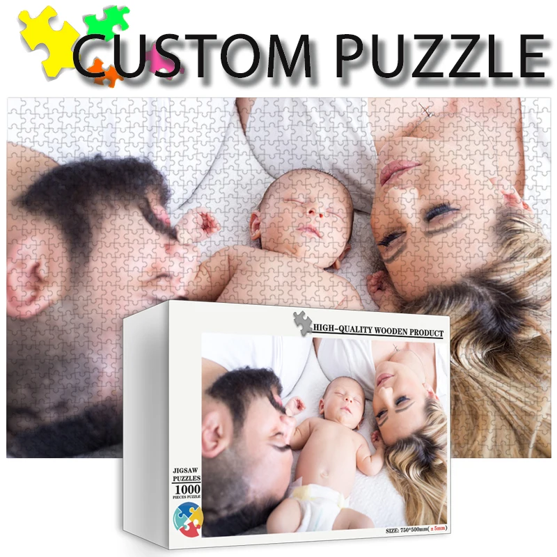Wooden Puzzle Kids - Photo Custom Jigsaw Wooden Personalized Puzzle
