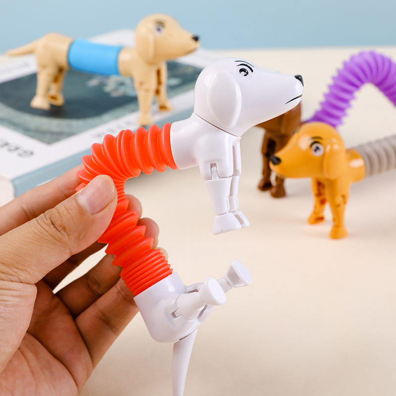 Kids Toys Dog - Novelty Spring Dog Pop Tubes Sensory