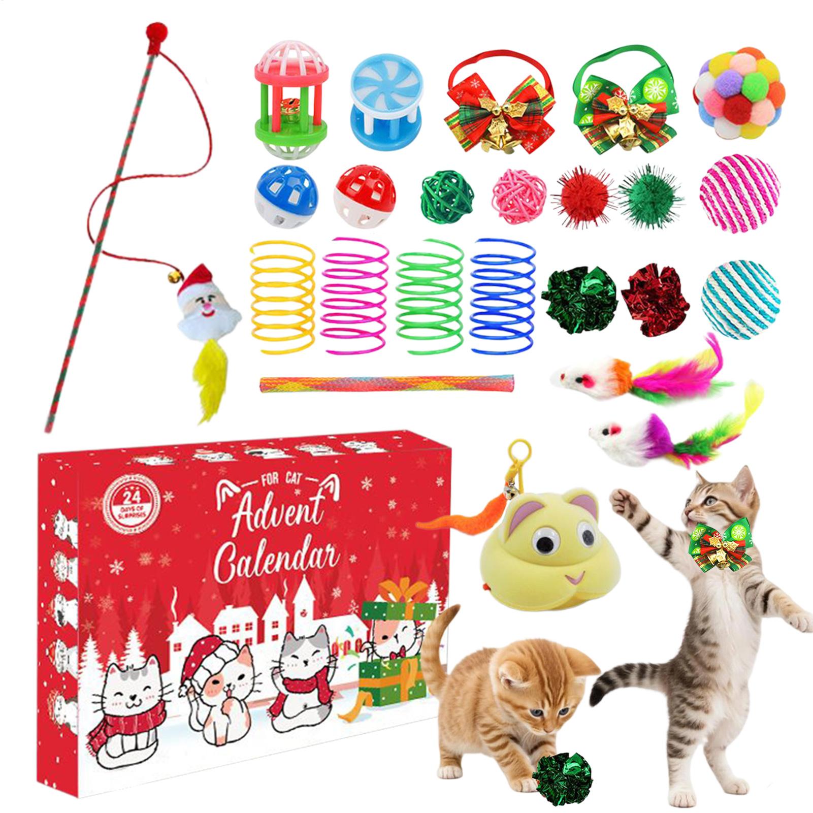 Kids Toys Xmas 2025 - Pet Cat Toy Calendar 2025 24