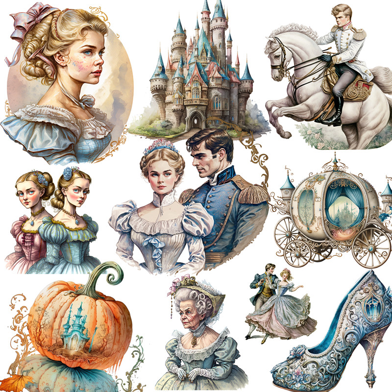 Kids Toys In Store - Fairy tale girl store Stickers Crafts