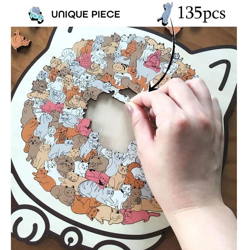 Wooden Puzzle Kids - 135-Piece Wooden Puzzles For Adult Kid