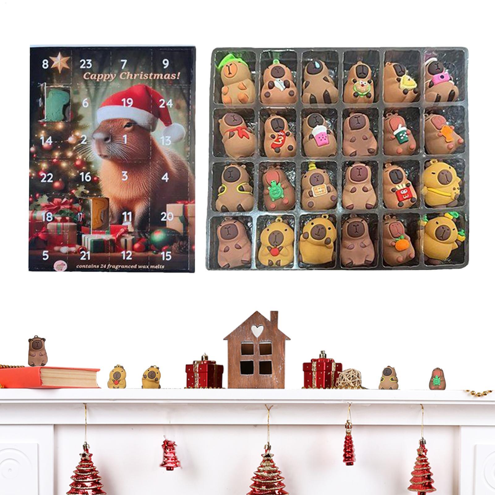 Kids Toys Xmas 2025 - 2025 Capybara Advent Calendar 24 Days