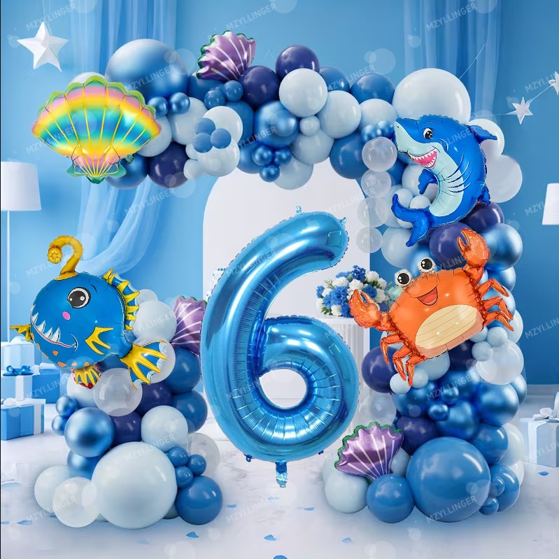 Ocean themed decor balloon set - Water Balloon Set review and price