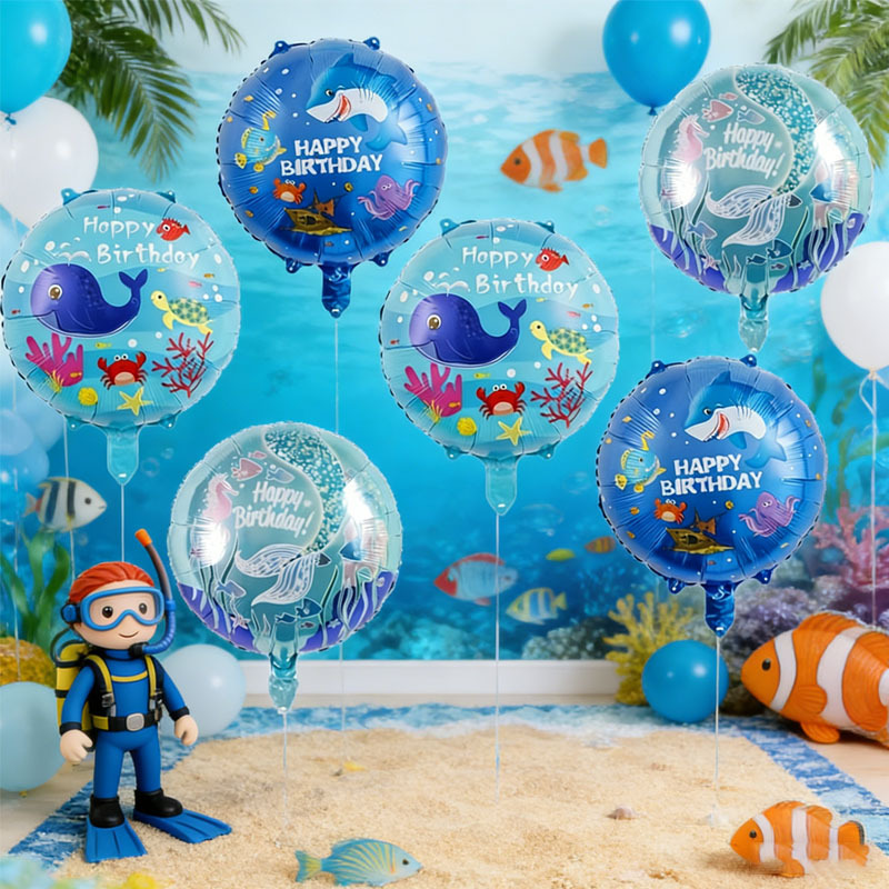 6pcs Ocean Theme Party Balloon - Water Balloon Set review and price