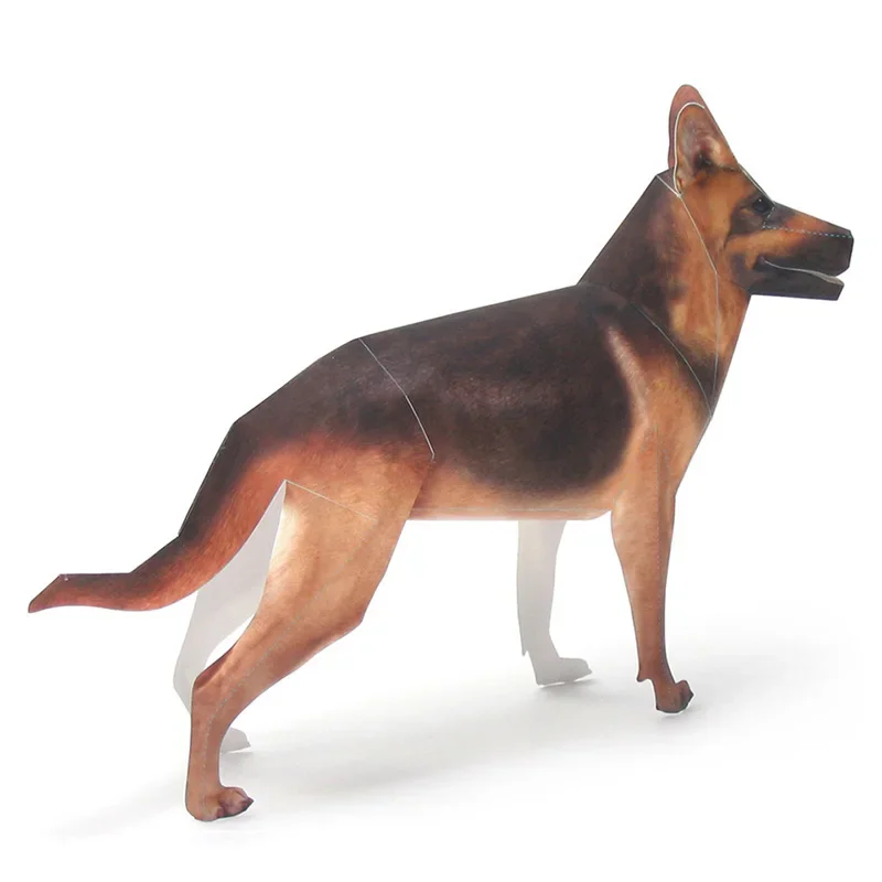 German Shepherd Dog Origami Ar - Kids Toys Dog review and price