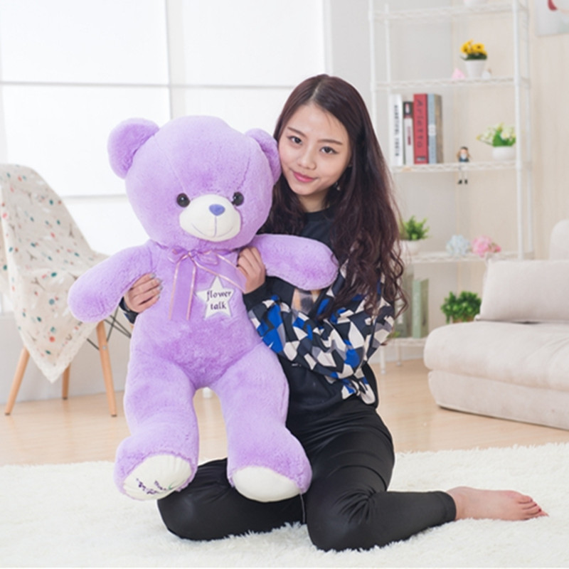 35/80cm Cute Purple Bear Plush - Kids Toys Quality review and price