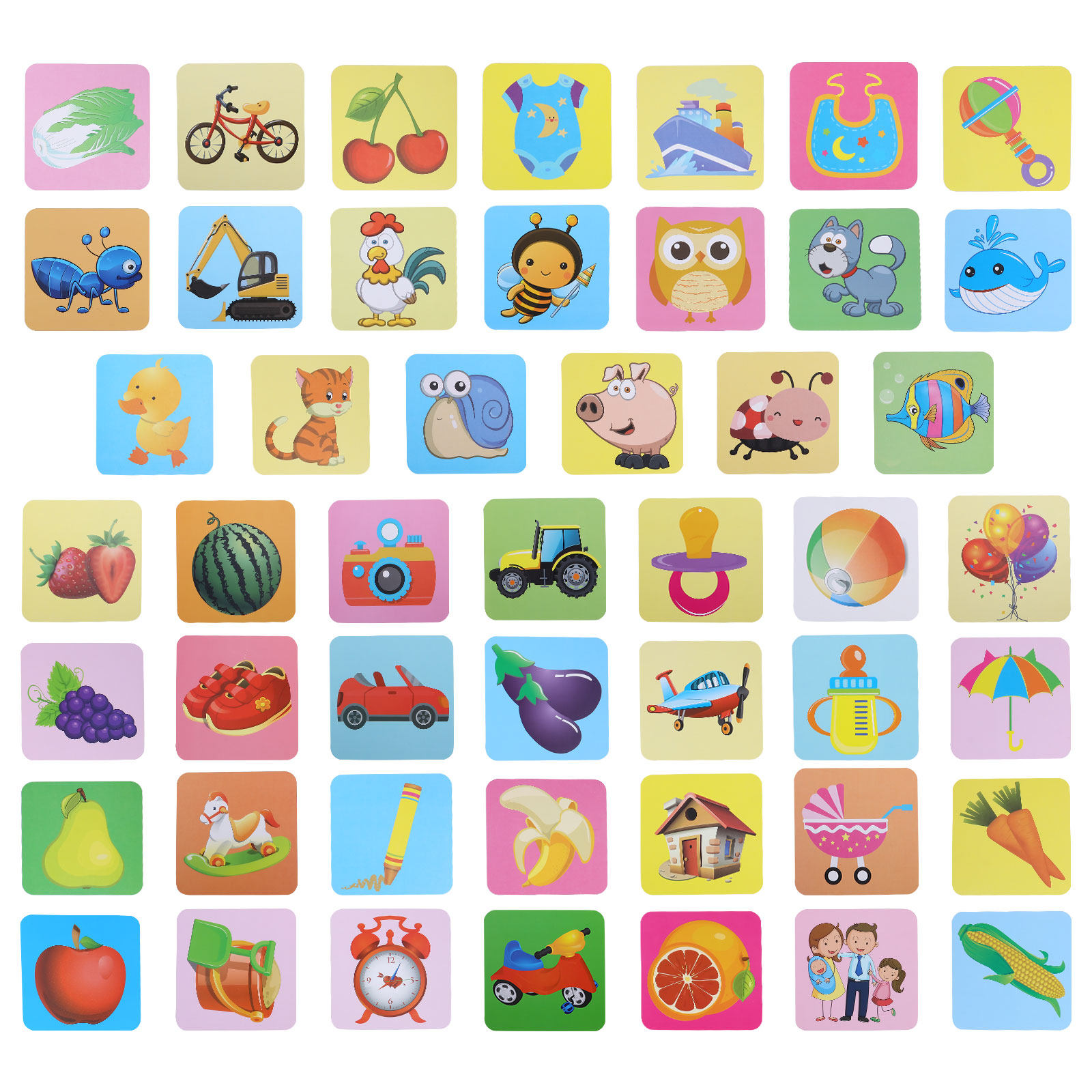 Visual Stimulus Cards Color Re - Kids Toys Quality review and price