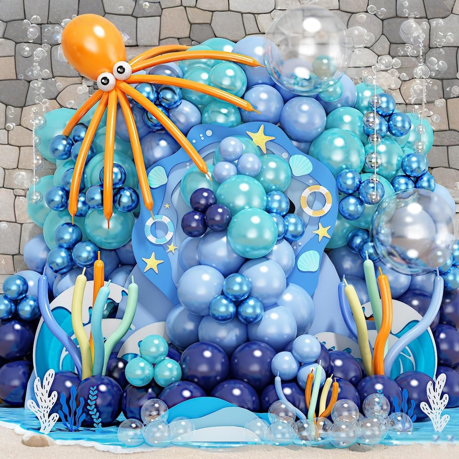 Ocean Theme Balloon Arch Set U - Water Balloon Set review and price