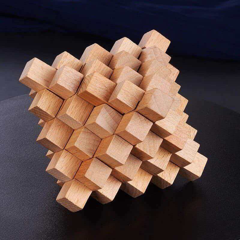 Difficult LuBan Lock Pineapple - Wooden Puzzle Kids review and price