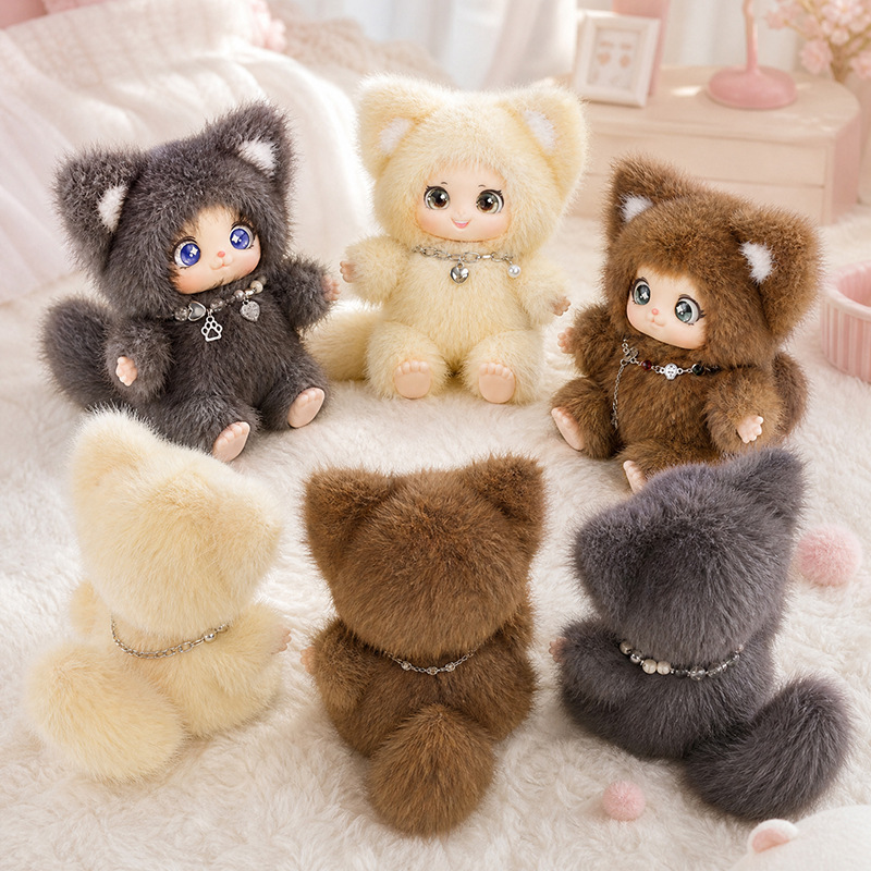 18cm New Cute Family Fox Plush - Kids Toys Animal review and price