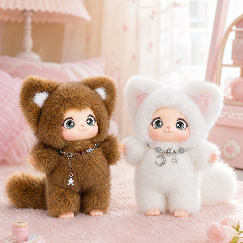 18cm New Cute Family Fox Plush - Kids Toys Animal review and price