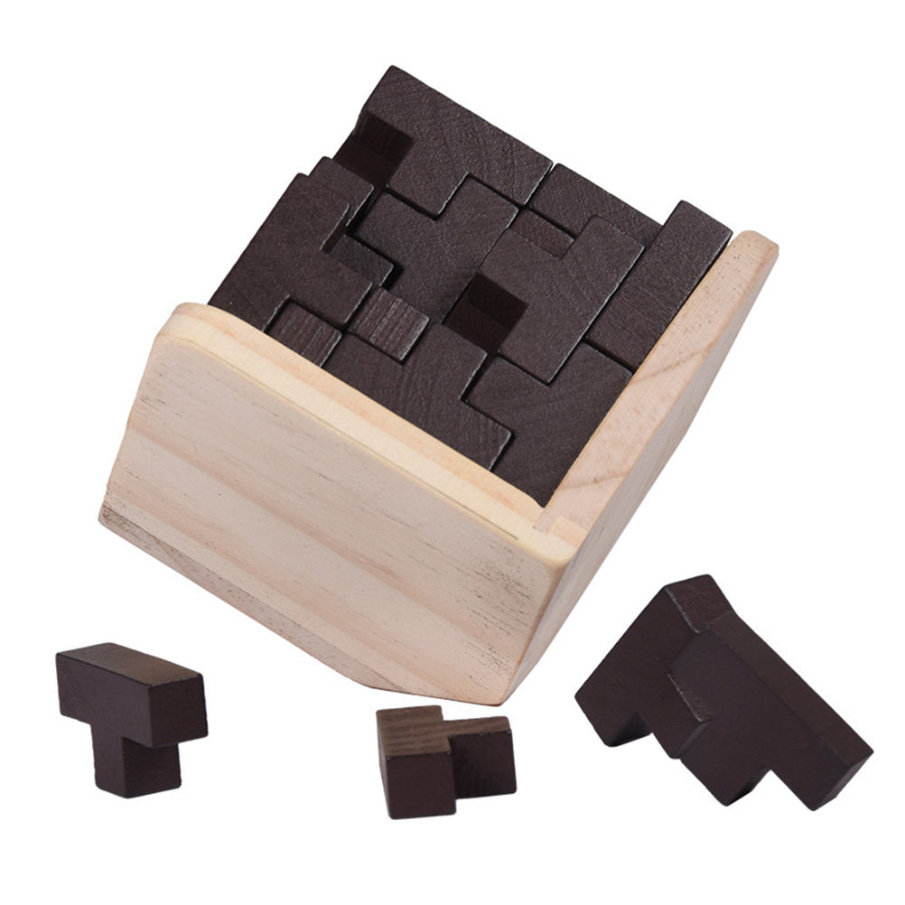 Wooden Educational Cube Puzzle - Wooden Puzzle Kids review and price