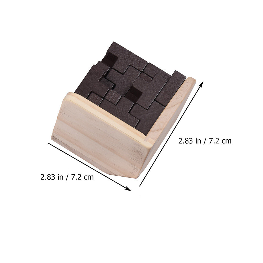 Wooden Educational Cube Puzzle - Wooden Puzzle Kids review and price