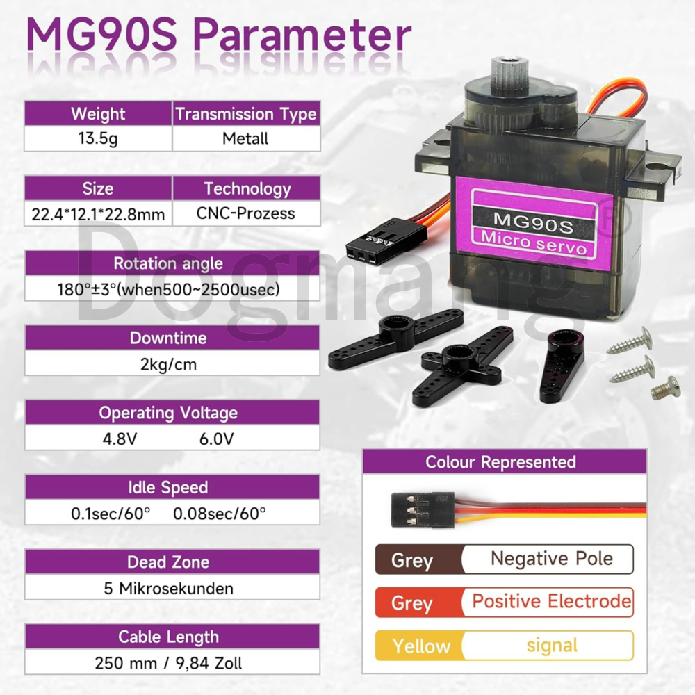MG90S Servo 1/2/4/10/20/50 Pcs - Rc Helicopter Mini review and price