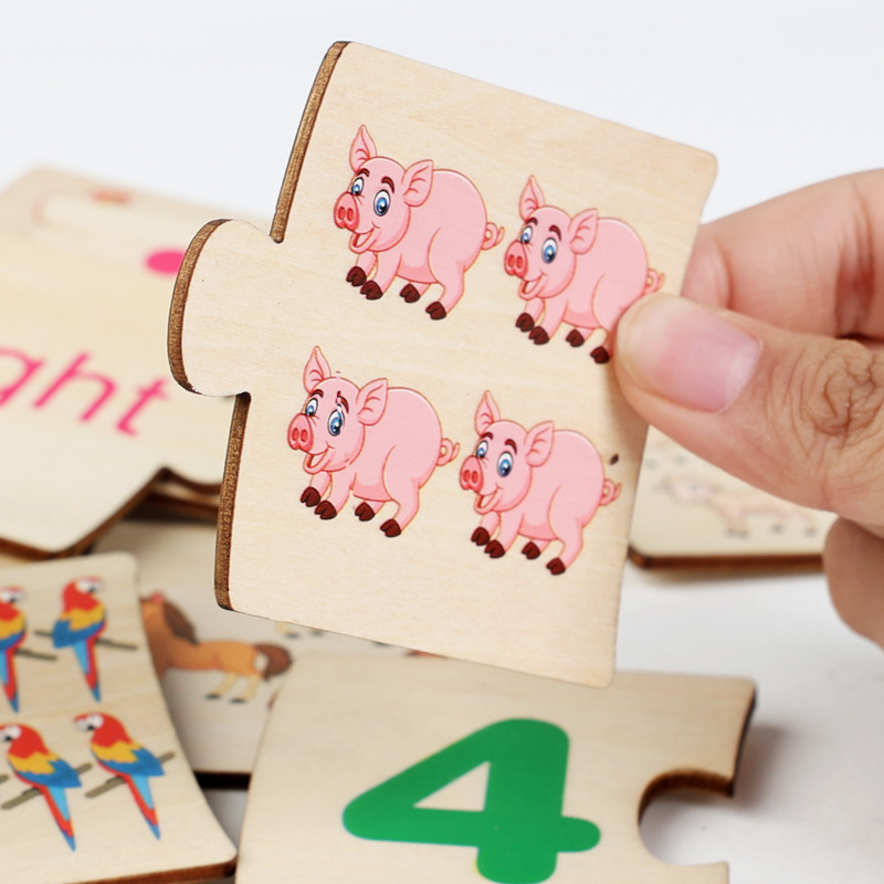 Children Iron Box Number Enlig - Wooden Puzzle Kids review and price