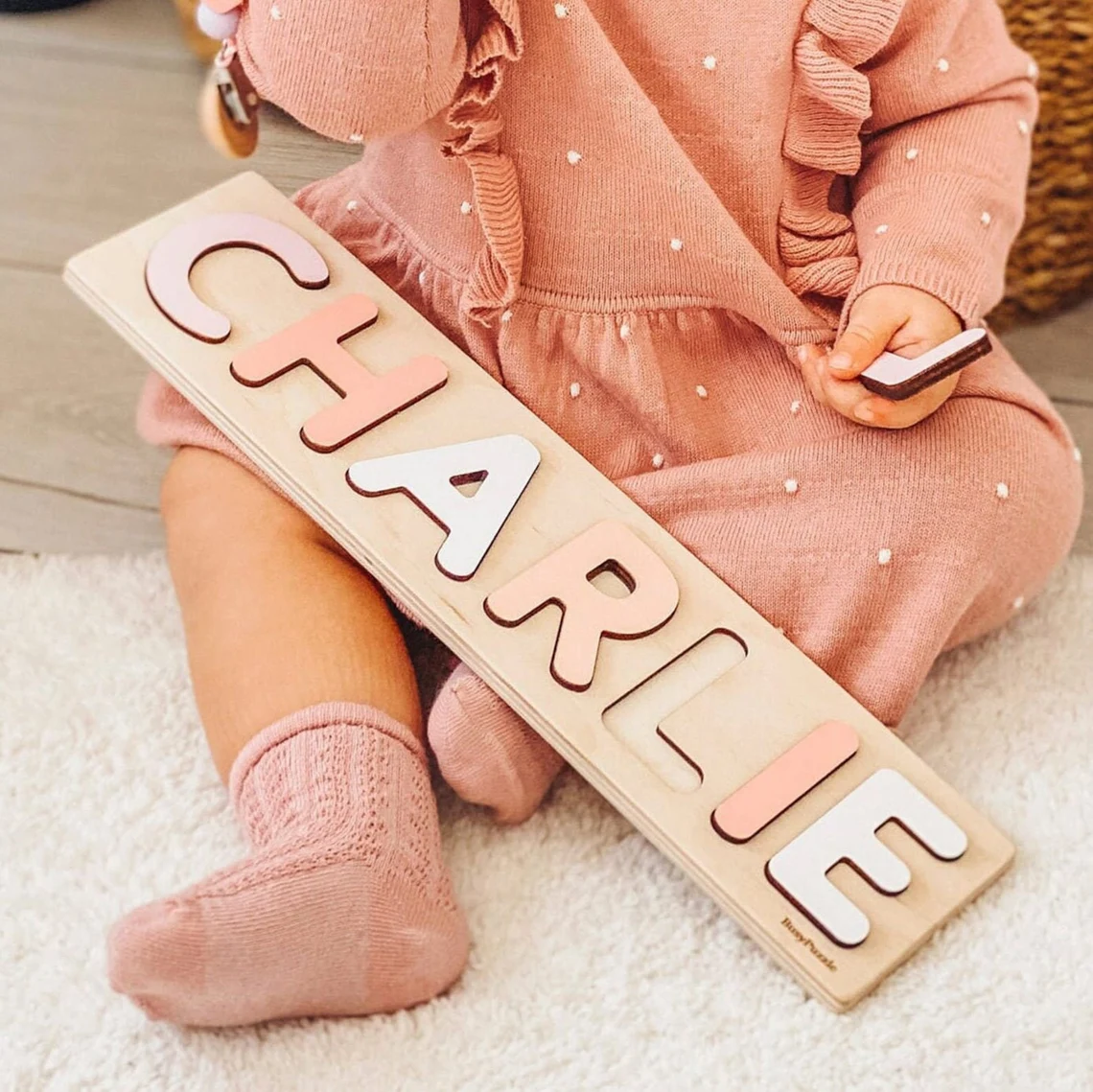 Personalized Name Puzzle With  - Wooden Puzzle Kids review and price