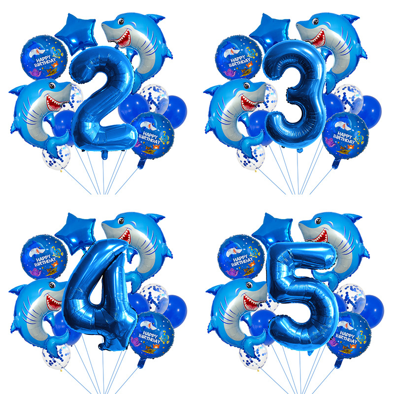 14PCS Shark Themed Number Ball - Water Balloon Set review and price