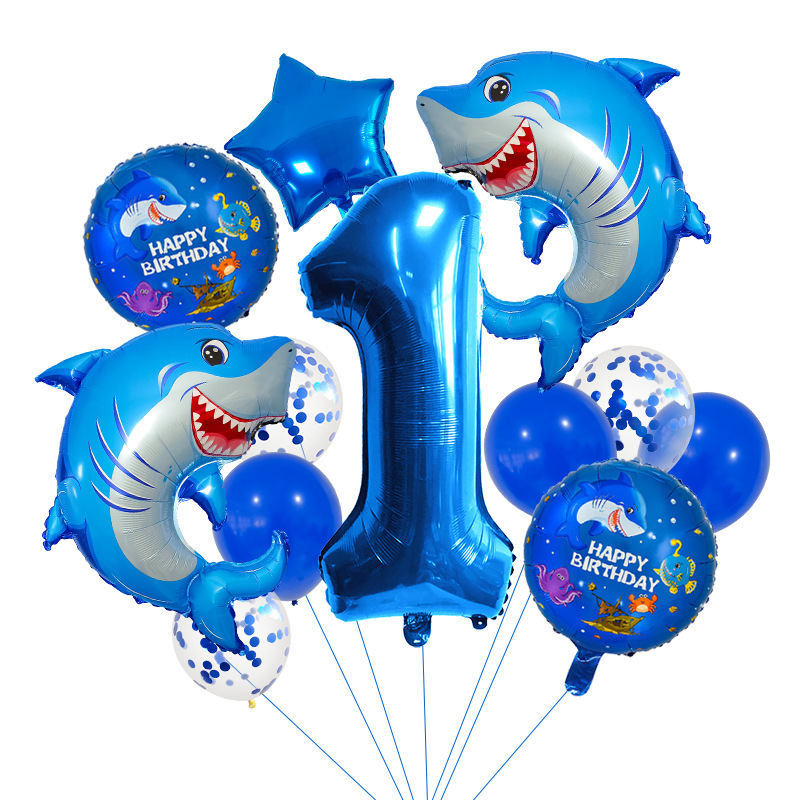14PCS Shark Themed Number Ball - Water Balloon Set review and price