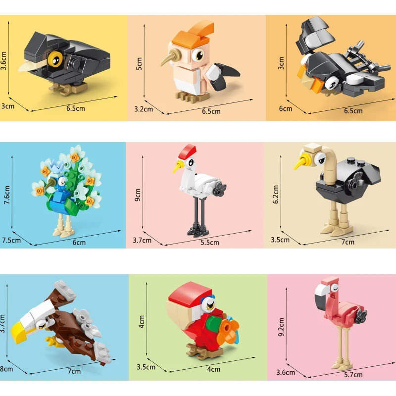 Bricks Animal Bird Paradise Cr - Kids Toys Animal review and price