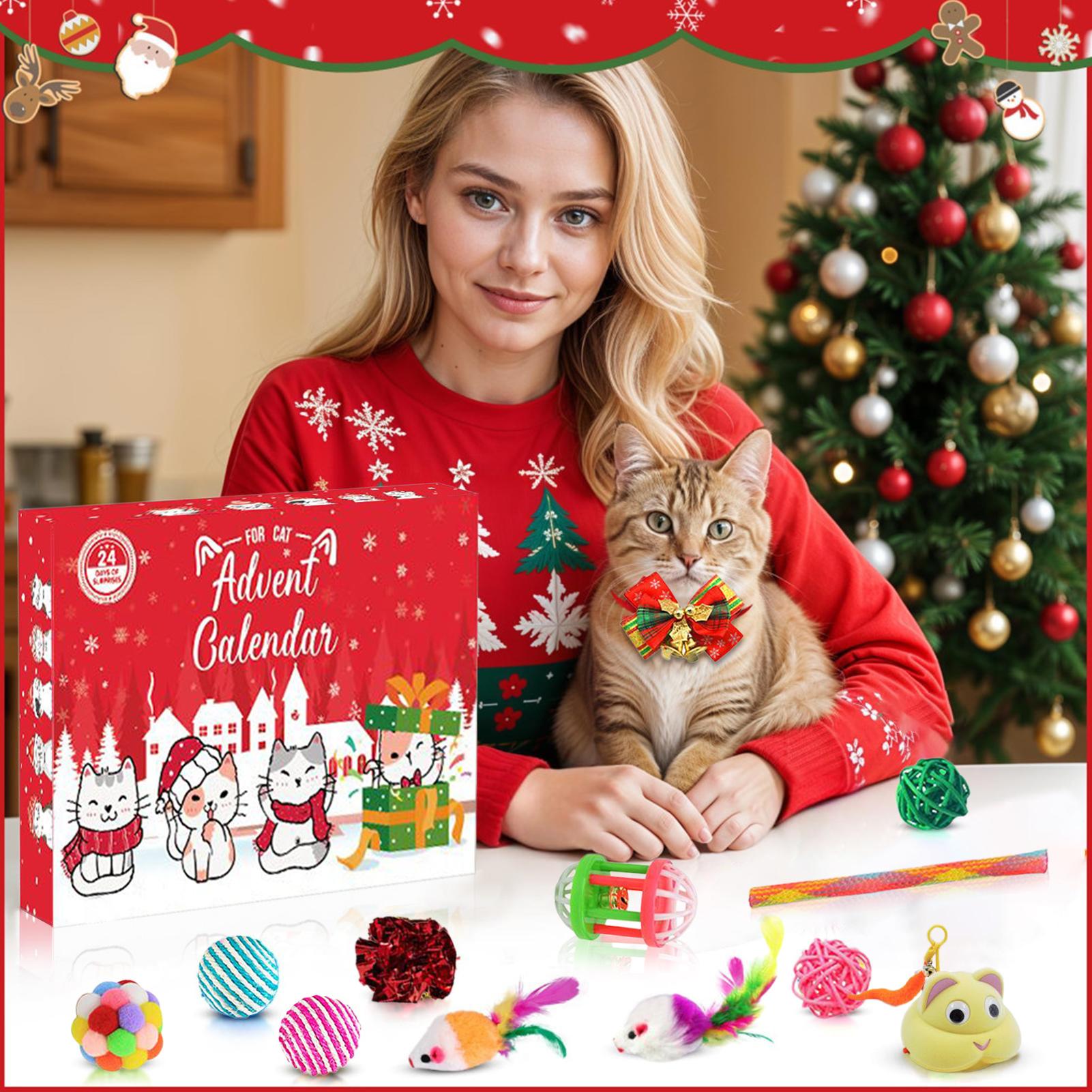 Pet Cat Toy Calendar 2025 24 D - Kids Toys Xmas 2025 review and price