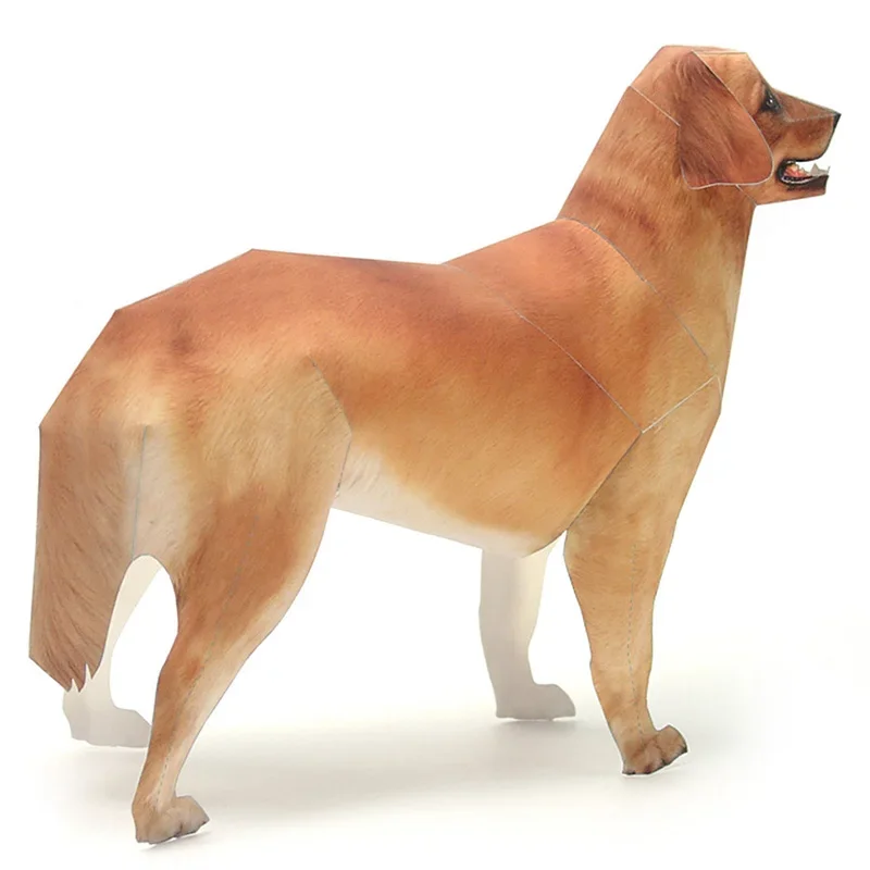 Golden Retriever Dog Paper Mod - Kids Toys Dog review and price
