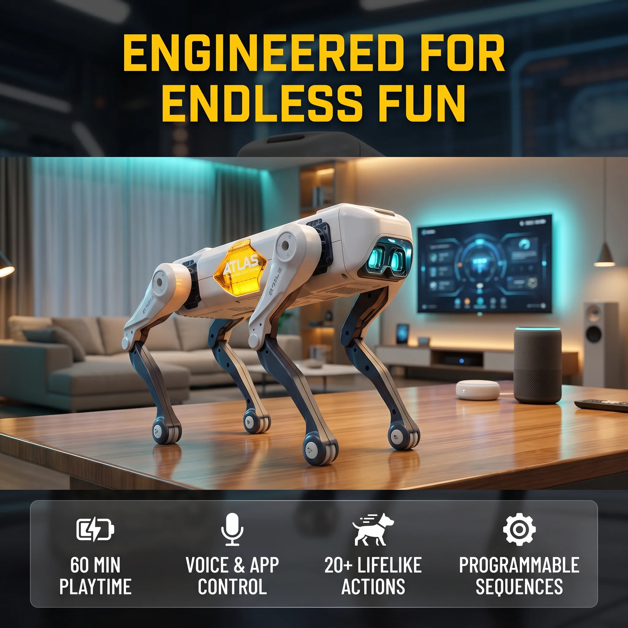 AI Smart Robot Dog, Voice & AP - Kids Toys Dog review and price