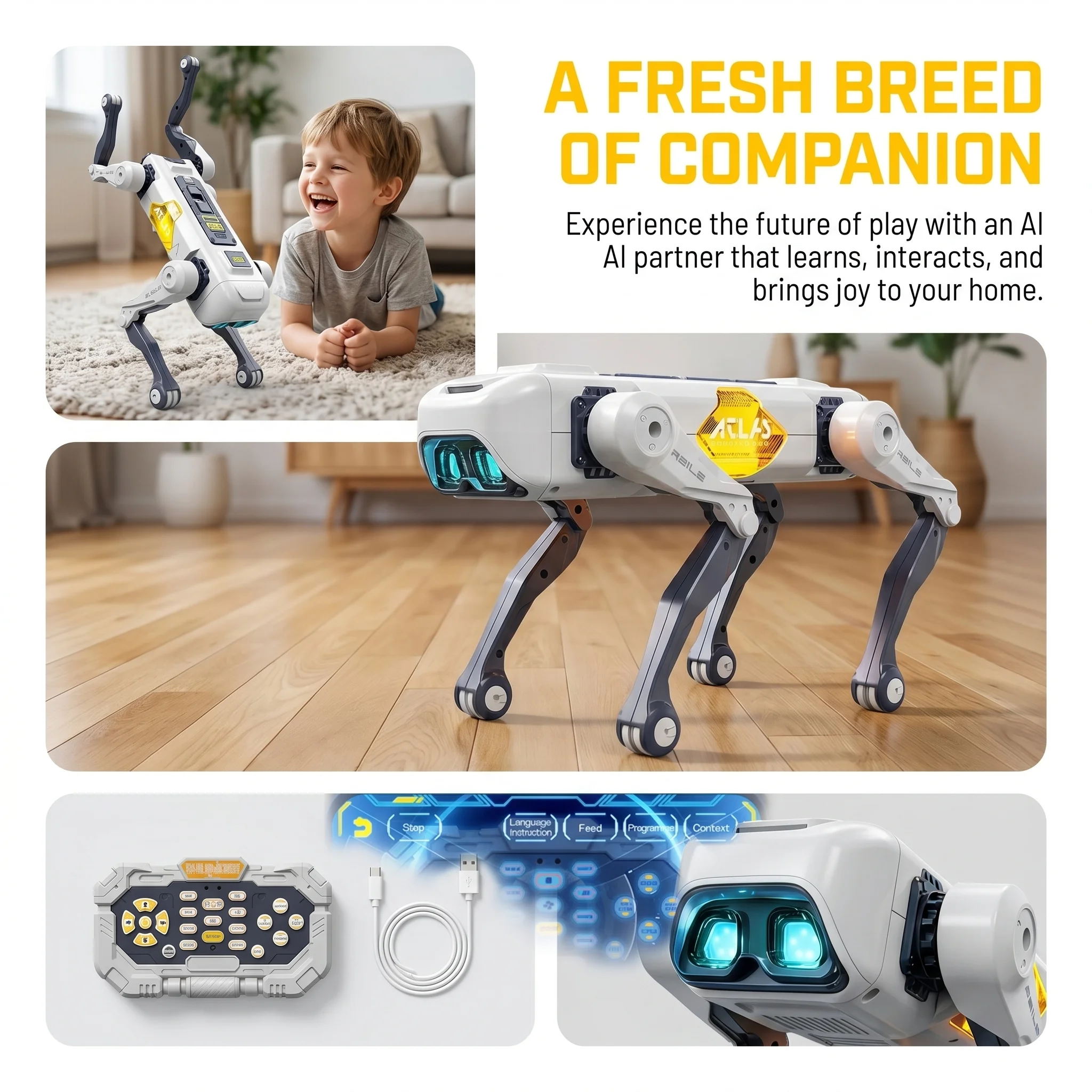 AI Smart Robot Dog, Voice & AP - Kids Toys Dog review and price