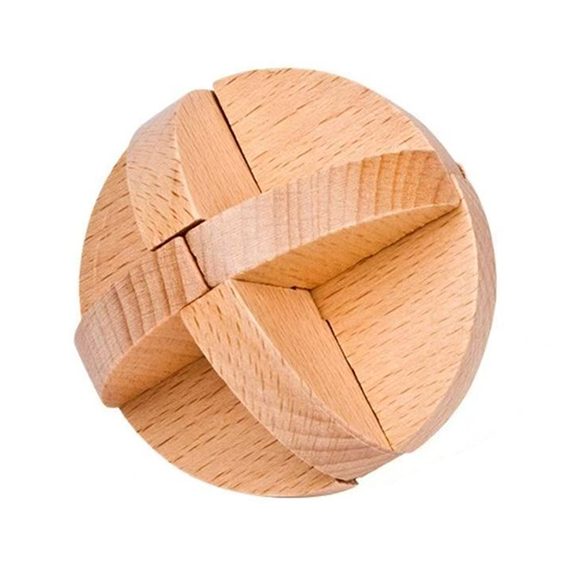 Classic Lu Ban ball Wooden Bra - Wooden Puzzle Kids review and price