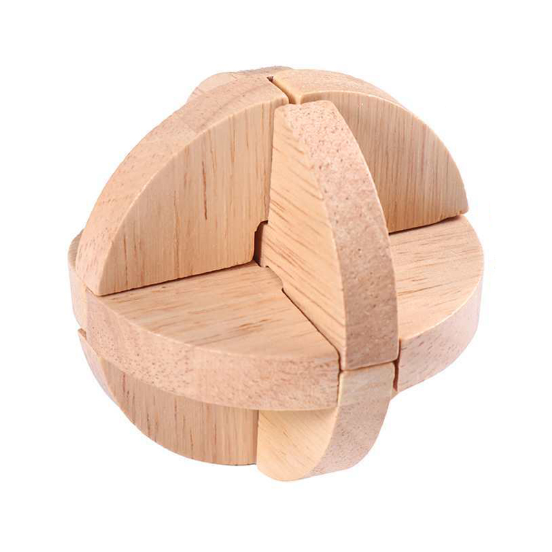 Classic Lu Ban ball Wooden Bra - Wooden Puzzle Kids review and price