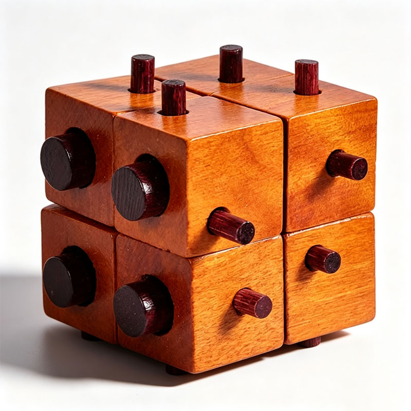 Difficult Luban Lock Wooden In - Wooden Puzzle Kids review and price