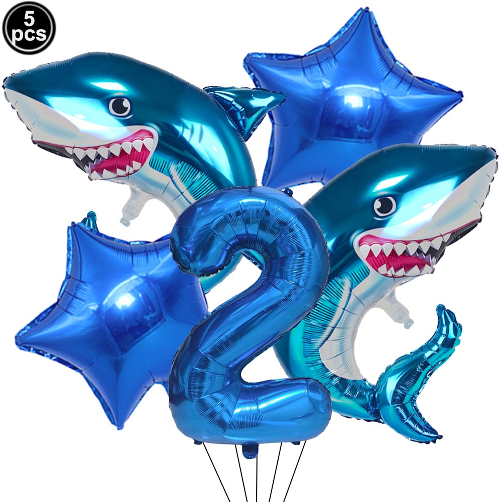 5pcs Cartoon Blue Shark Number - Water Balloon Set review and price